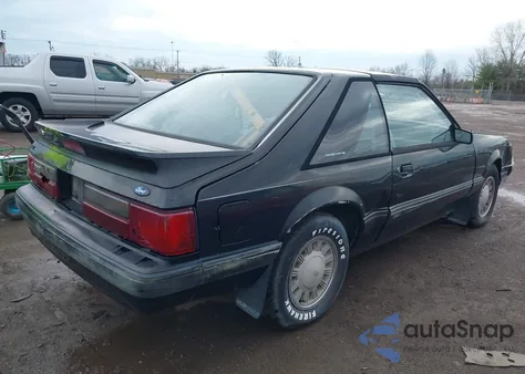1987 Ford Mustang Lx из США, поврежденный, VIN 1FABP41A7HF187092